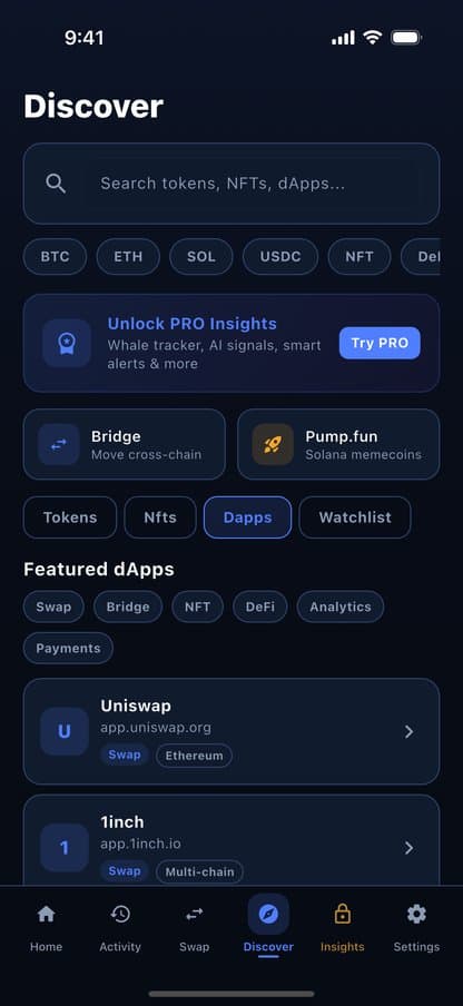 SUPER WALLET app on a phone